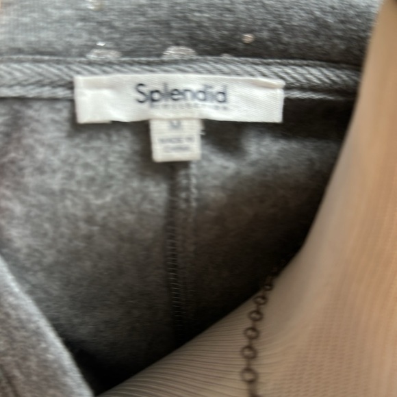 Splendid Metallic Splatter Sweatshirt, Soft, loose & Boxy, Medium, NWOT - Picture 7 of 10